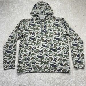 Free Fly Hoodie Sweatshirt Mens XL Camo Bamboo Fleece Pullover Kangaroo Pocket